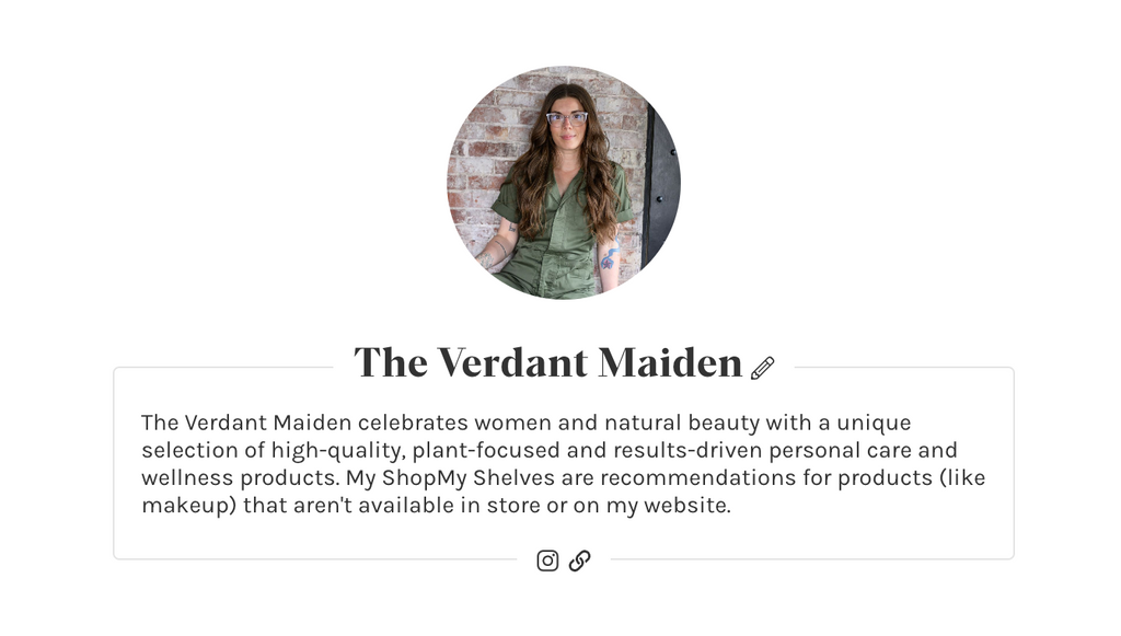 Shop.my TVM account for makeup haircare and supplement recommendations